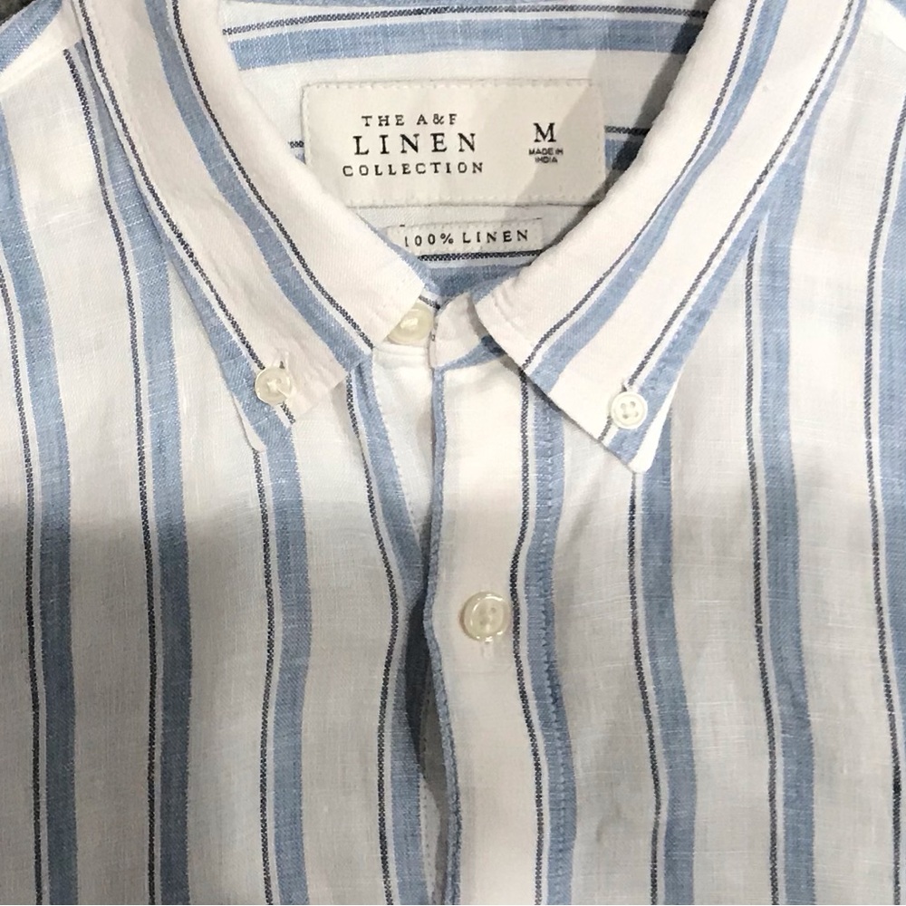 Abercrombie and fitch linen button down t used